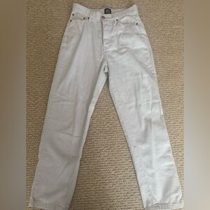 BDG Light Gray Striped Chinos